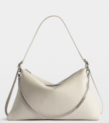Bolso Jim Zadig piel blanca